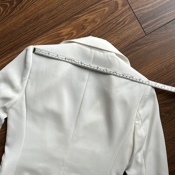 Mural Blazer Jacket - White - Picture 9 of 11